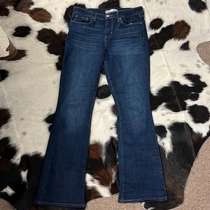 Levi Strauss Mid-Rise Bootcut Jeans.
